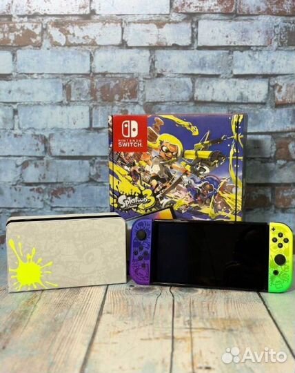 Nintendo switch oled splatoon (есть прошитые)