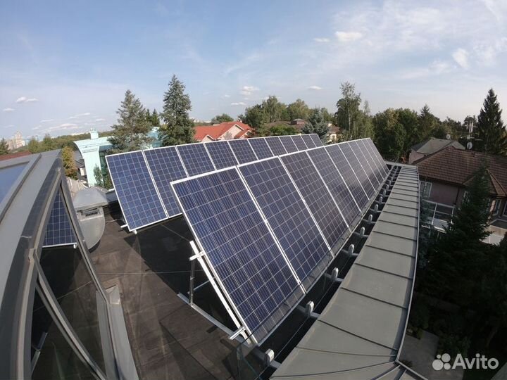 Установка солнечных батарей