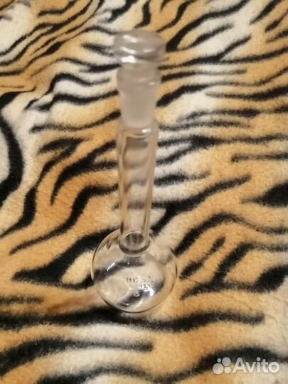 Колба с притёртой пробкой стекло 100 мл