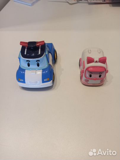 Робокар Поли и Эмбер оригиналы