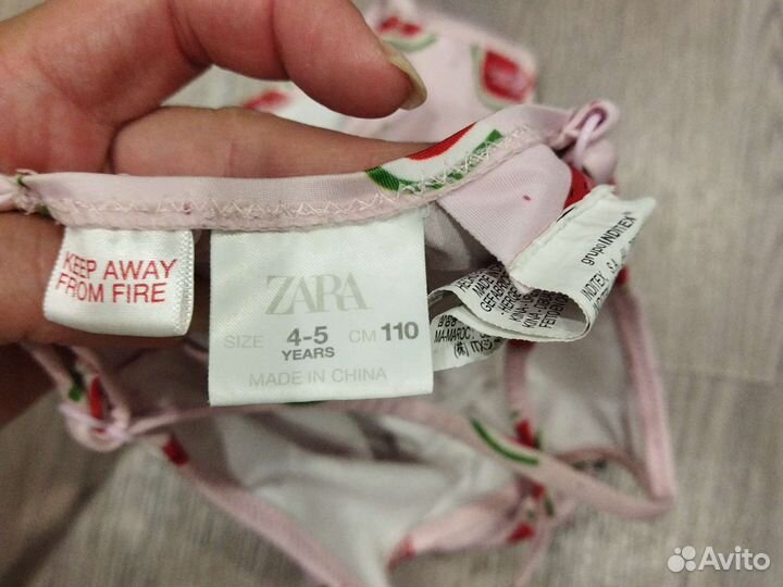 Купальник для девочки слитный 110 Zara
