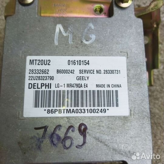 Блок управления двигателем Geely MK