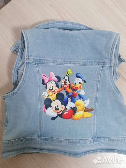 Джинсовая жилетка Cat&gack