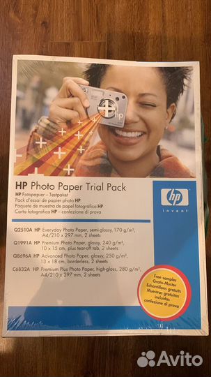 Фотобумага HP A4, 10*15, 13*18