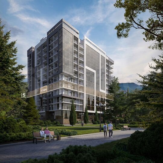 1-к. апартаменты, 79,7 м², 5/12 эт.