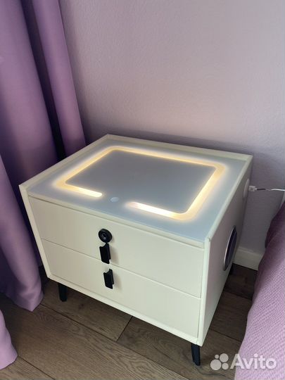 Тумба прикроватная белая