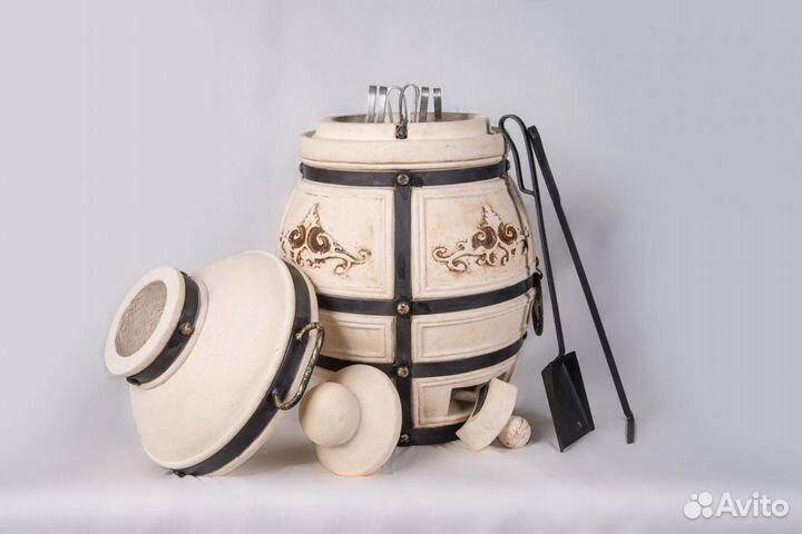 Тандыр Аполлон с подставкой технокерамика