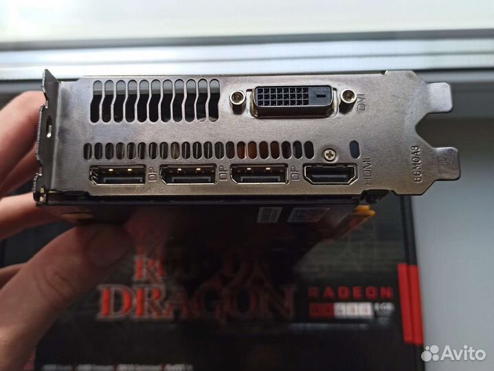 Видеокарта RX 480 8gb powercolor