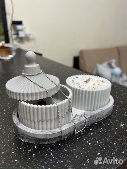 Свеча шкатулка подставка