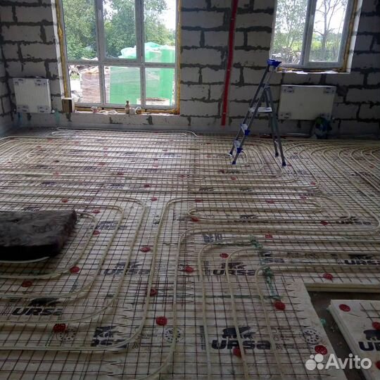 Монтаж отопления и водоснабжения