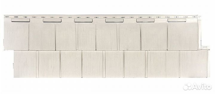 Фасадные панели Техоснастка Щепа Пихта эко Уайт