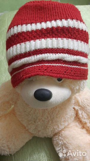 Вязанная шапочка шляпка на девочку