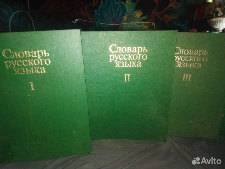 Книги. Словарь русского языка (4 тома)