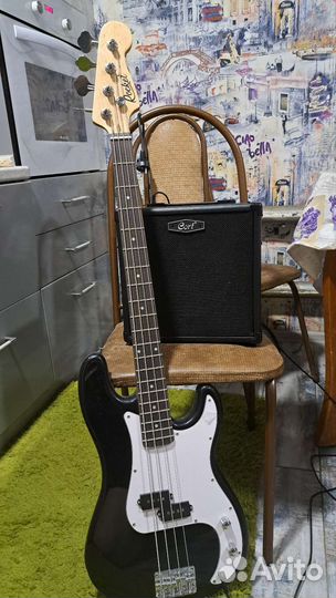 Бас гитара + комбоусилитель