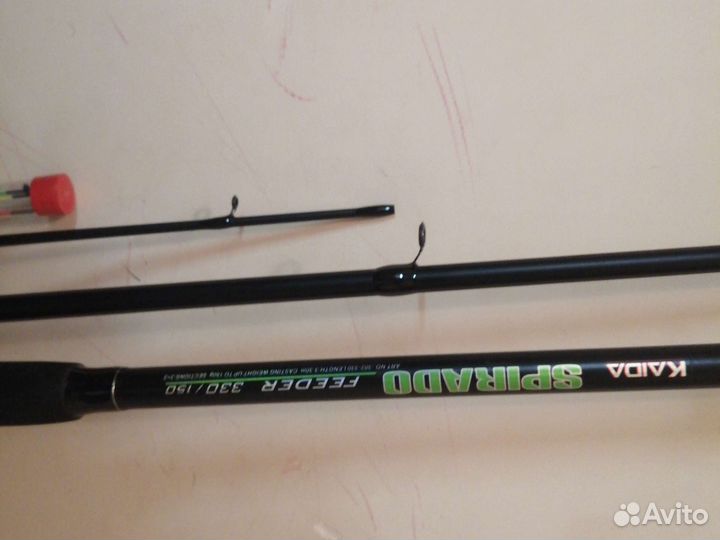 Фидерное удилище kaida spirado 330/150 с катушкой