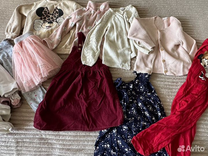 Вещи пакетом на девочку 98
