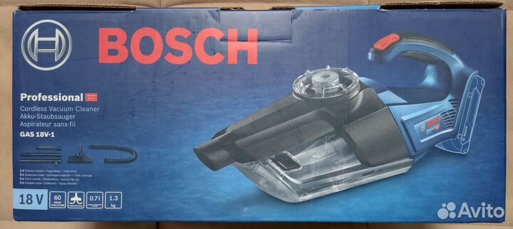 Пылесос Bosch GAS 18V-1
