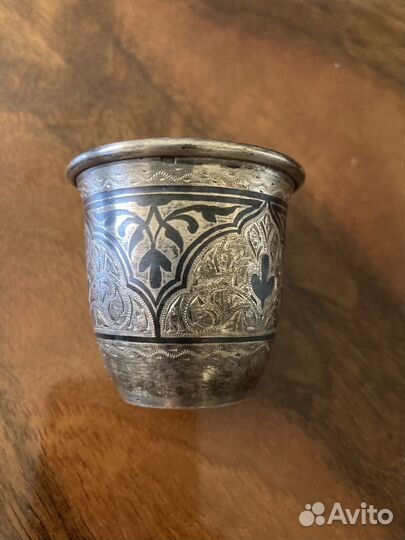 Рюмка серебро Кубачи