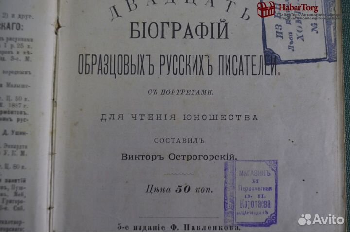 Двадцать биографий образцовых русских писателей (с