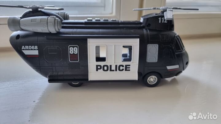 Транспортный вертолет с люлькой и со звуками Drift