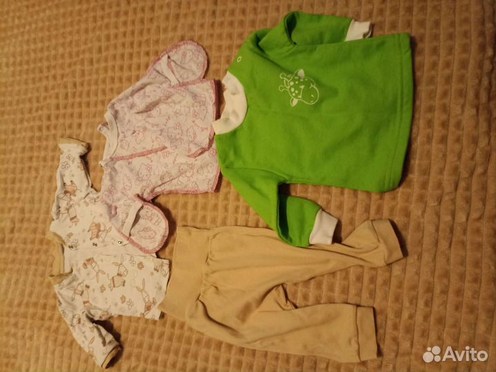 Детские вещи пакетом от 0 до года