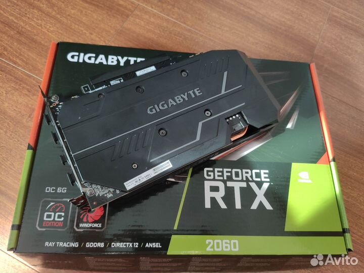 Видеокарта RTX 2060 Gigabyte