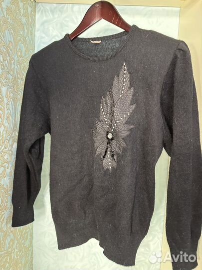 Винтажный свитер шерсть