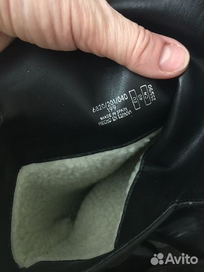 Сапоги женские натуральная кожа 39 размер