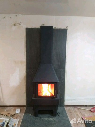 Камин Бавария 3 стекла