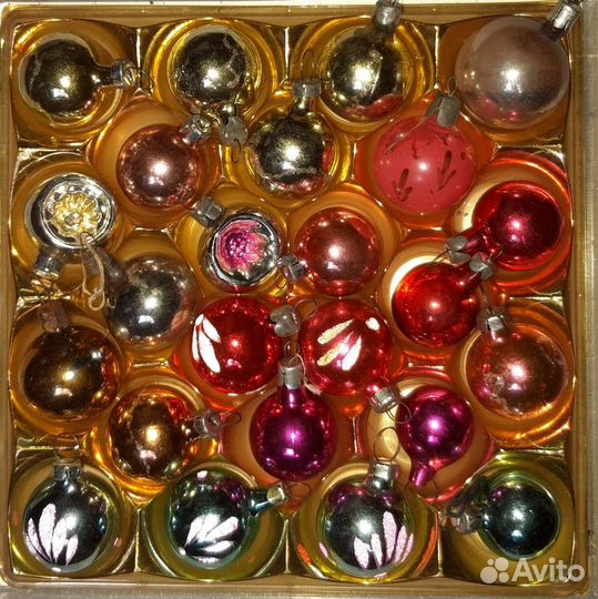 Елочные игрушки малютка СССР