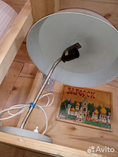 Лампы настольные дерево, металл СССР