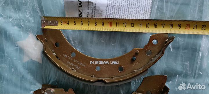 Колодки тормозные барабанные renault