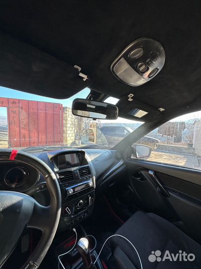 Черный алькантара потолок гранта