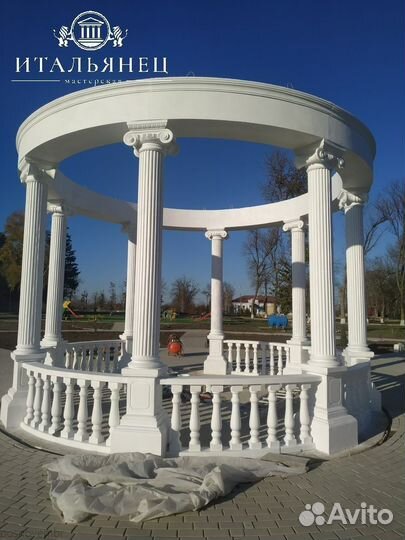 Ротонда - беседка из бетона 685