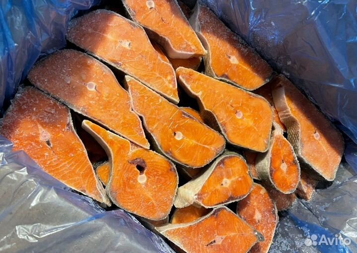 Рыба кижуч стейки