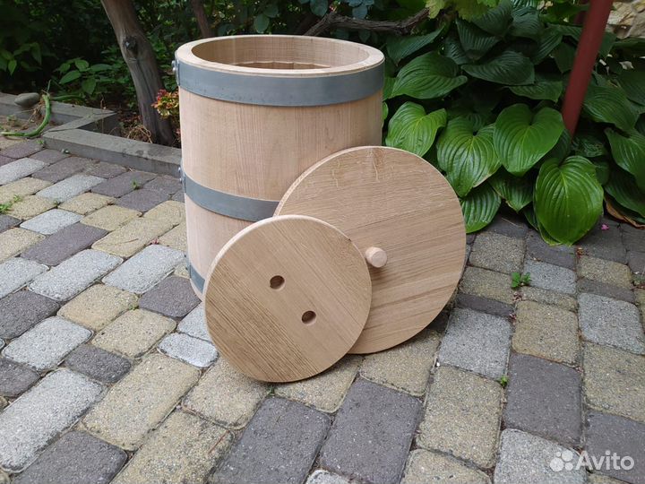 Дубовая кадка для засолки 30 литров