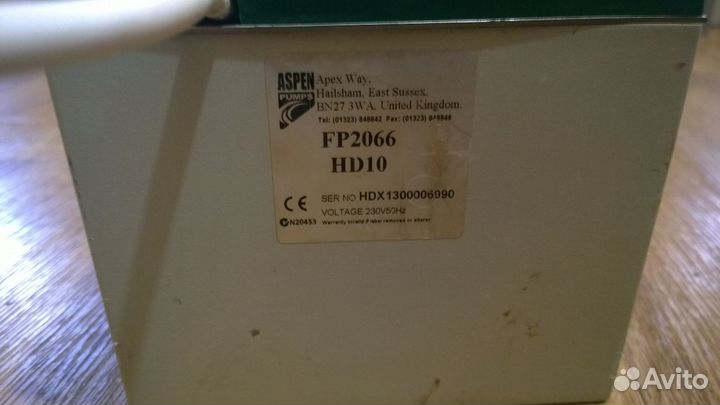 Дренажная помпа aspen fp2066 hd10