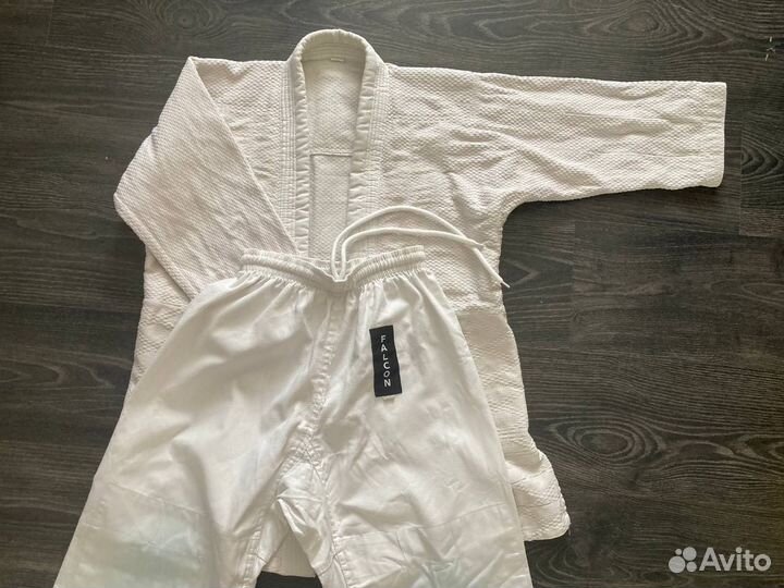 Кимоно для дзюдо белое falcon 2/150