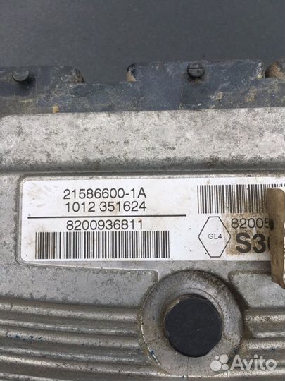 Блок управления двигателем Renault Megane 2 Scenic