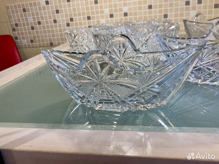 Салатник хрустальные производства СССР