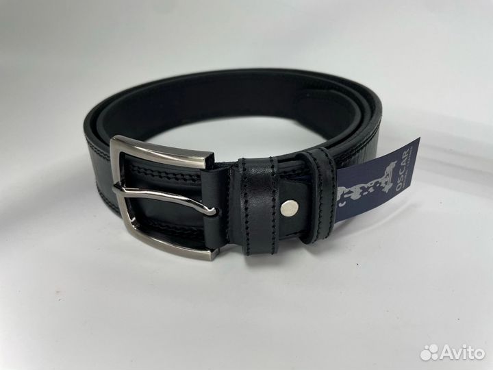 Ремень мужской кожаный