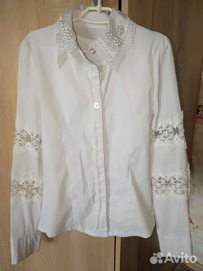 Белые блузки для школы