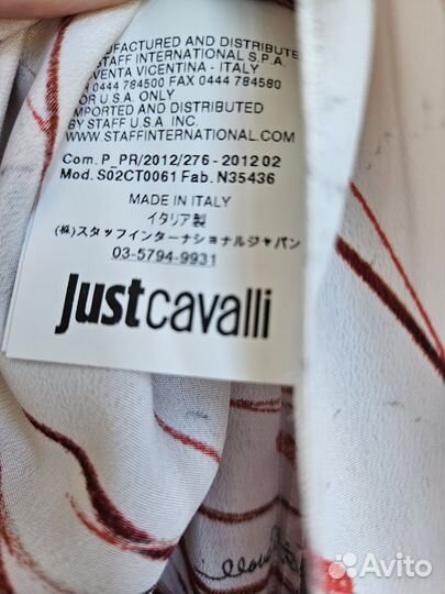 Just cavalli платье оригинал 44 46 р