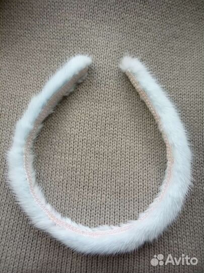 Норковый ободок для примера