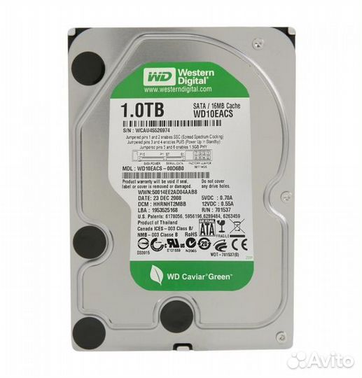 Жесткий диск 750gb western digital