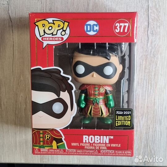 Funko Pop DC 377 Robin Imperial Palace Metallic