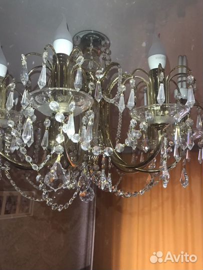 Люстра хрустальная