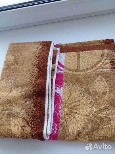 Полотенце банное махровое новое