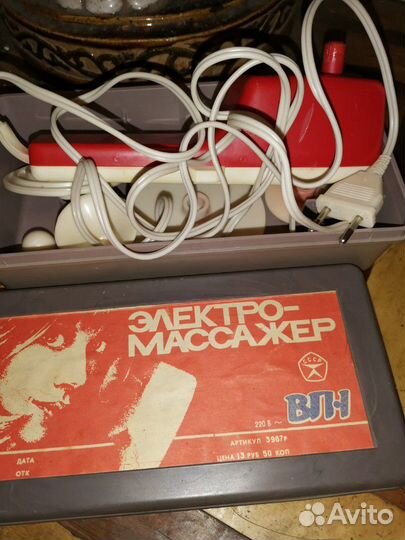 Электро масажор 5насадок фен хол. гор. возд