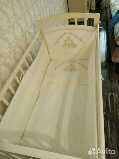 Комплект детского белья и бортики Lappetti